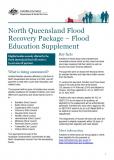 North Queensland Flood Recovery Package – Flood Education Supplement cover image