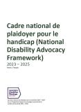 National Disability Advocacy Framework 2023 - 2025 - French