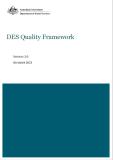 Disability Employment Services Quality Framework cover