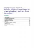 Industry Briefing: Carer Gateway regional delivery partners Grant Opportunity cover image