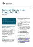 Individual Placement and Support Trial IPS cover