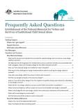 cover of National Memorial Frequently Asked Questions