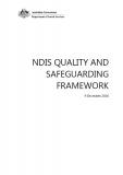 NDIS Quality and Safeguarding Framework
