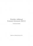 Portfolio Additional Estimates Statements 2020-21 cover