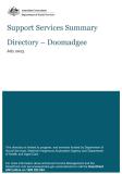 Doomadgee region: Support Services Summary Directory cover