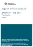 Top End (Darwin and surroundings) region: Support Services Summary Directory cover