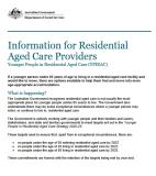 Fact Sheet for Residential Aged Care (RAC) Providers