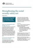 Strengthening the social security safety net