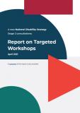 Report on Targeted Workshops – full report cover