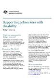 Supporting Jobseekers with Disability