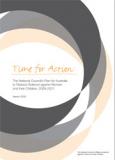 Time for Action: The National Council’s Plan for Australia to Reduce Violence against Women and their Children, 2009-2021 cover 