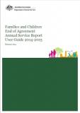 Families and Children End of Agreement Annual Service Report User Guide 2014-2015 - Cover
