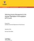 Evaluation of Voluntary Income Management in the Anangu Pitjantjatjara Yankunytjatjara (APY) Lands cover image