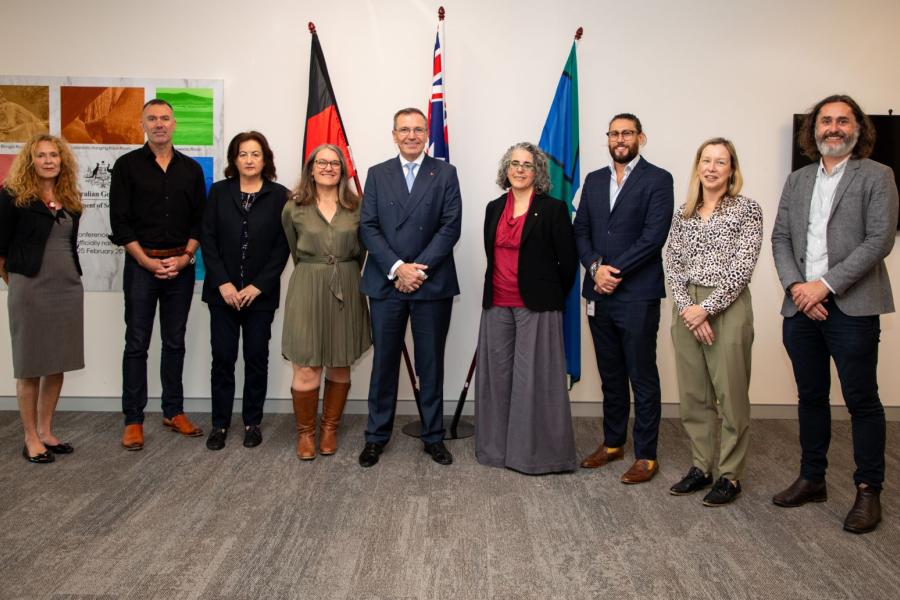 Blueprint Expert Reference Group members attending meeting in person in Canberra on 16 April 2024.