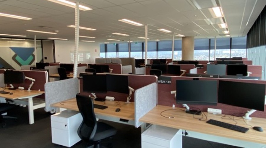 New accommodation fit out on Level 21 Festival Tower Adelaide SA