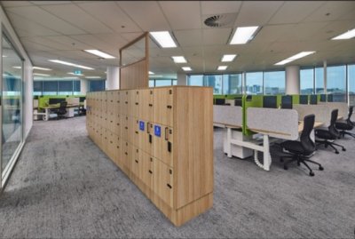 New fit-out on level 8 of the Sydney state office.