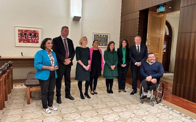 Commonwealth state and territory disability ministers with NDIA chair Mr Kurt Fearnley AO