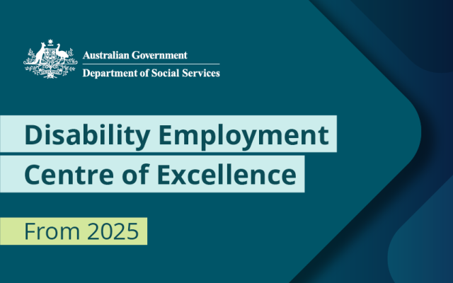 Disability Employment Centre of Excellence from 2025