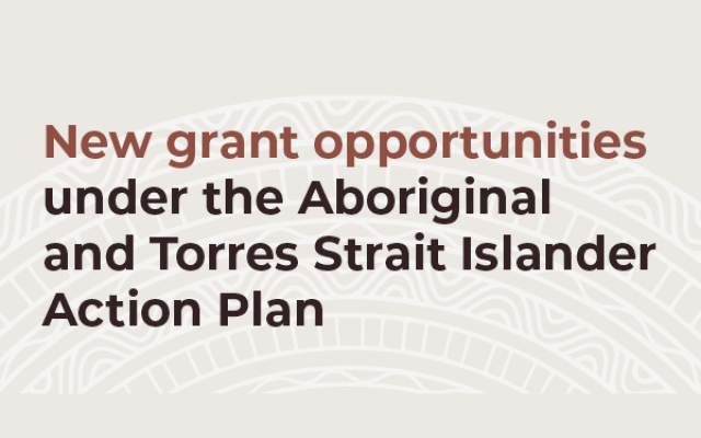 New grant opportunities under the Aboriginal and Torres Strait Islander Action Plan