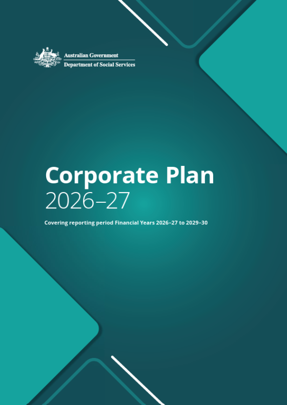 Department of Social Services Corporate Plan 2026-27 cover image