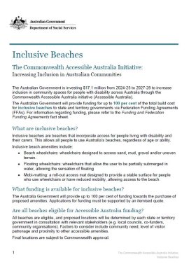 Inclusive beaches
