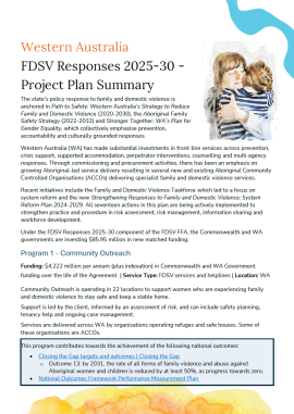 Project plan summary cover image